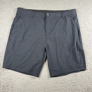 Vuori Aim Mens Stretch Performance Chino Golf Shorts Dark Gray V368 Size 38